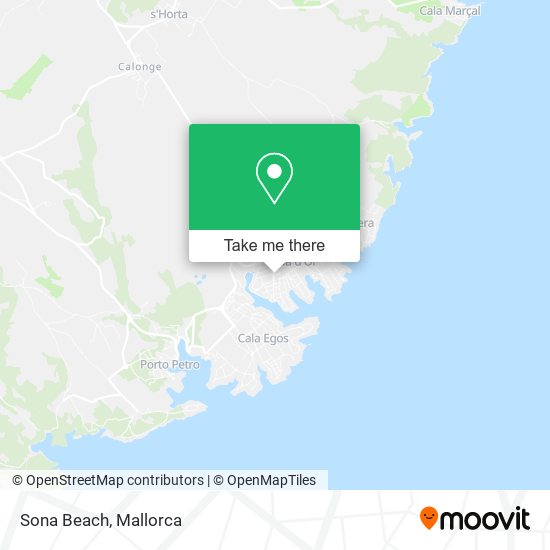 Sona Beach map