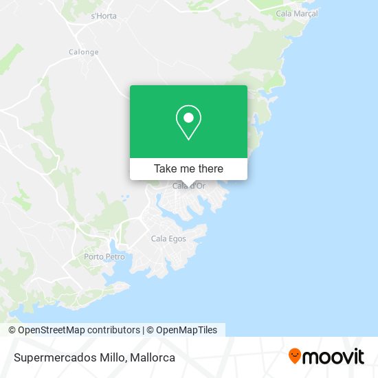 mapa Supermercados Millo