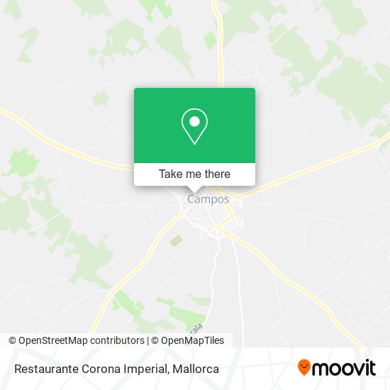 mapa Restaurante Corona Imperial