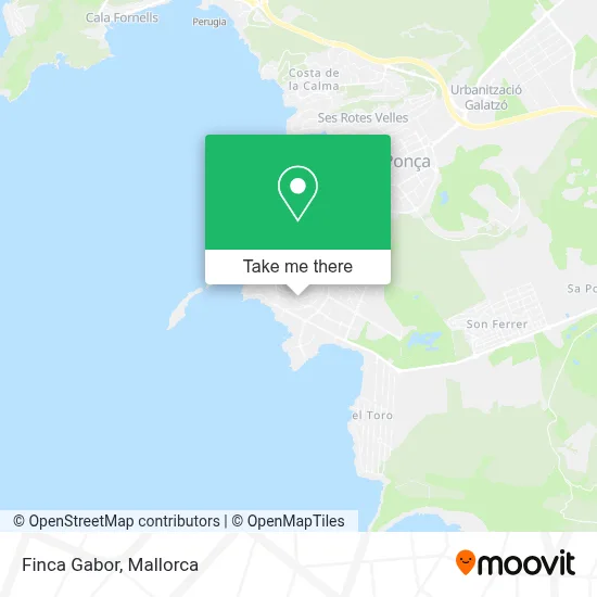 Finca Gabor map