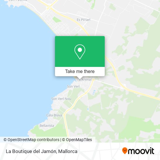 mapa La Boutique del Jamón