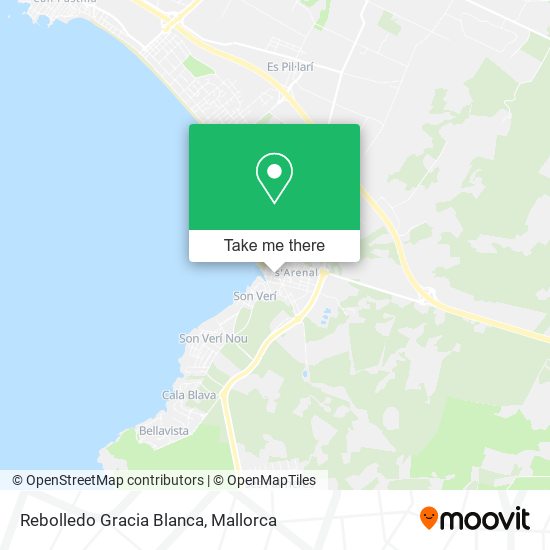 Rebolledo Gracia Blanca map