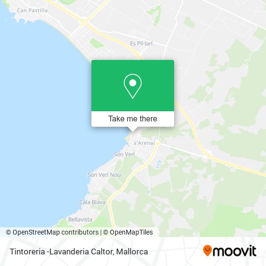 Tintoreria -Lavanderia Caltor map