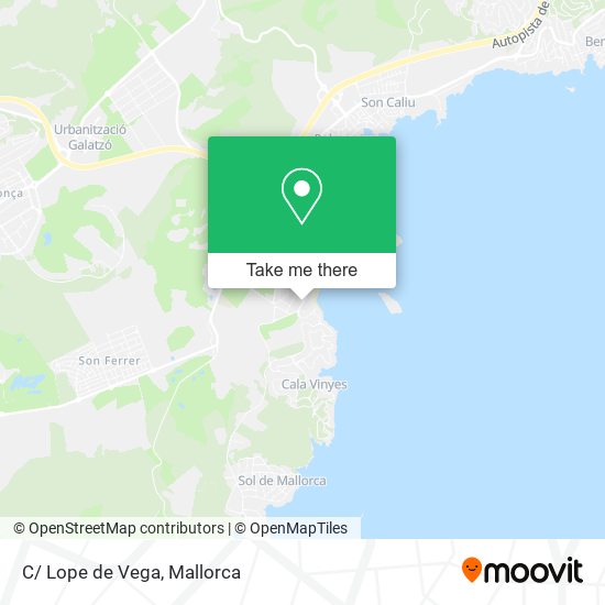 mapa C/ Lope de Vega