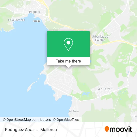 Rodriguez Arias, a map
