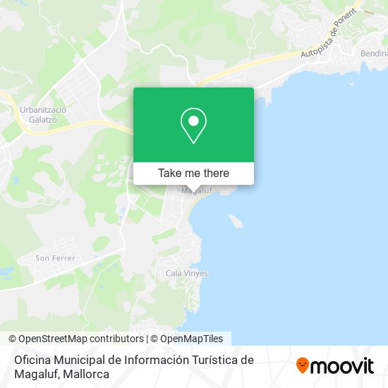 Oficina Municipal de Información Turística de Magaluf map