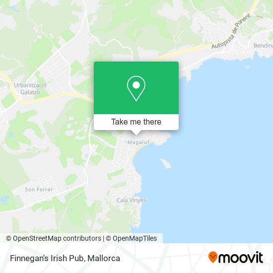 mapa Finnegan's Irish Pub