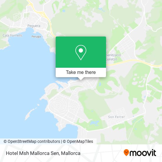 mapa Hotel Msh Mallorca Sen