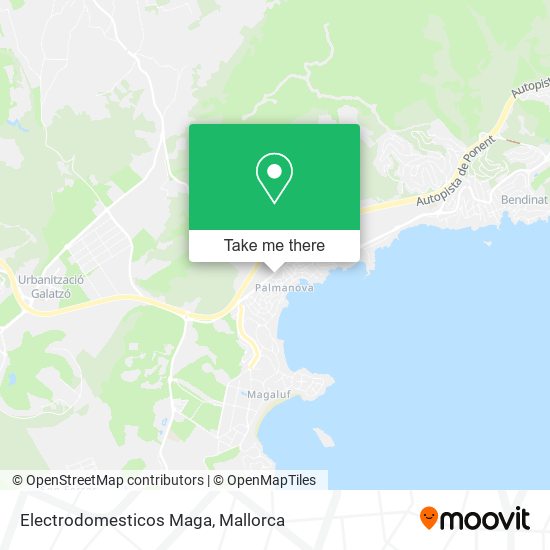 Electrodomesticos Maga map