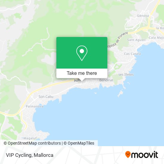 VIP Cycling map