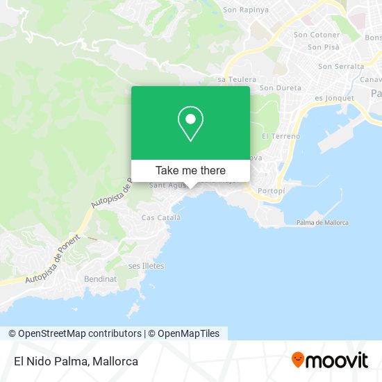 El Nido Palma map