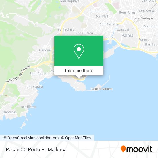 Pacae CC Porto Pi map