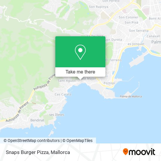 Snaps Burger Pizza map