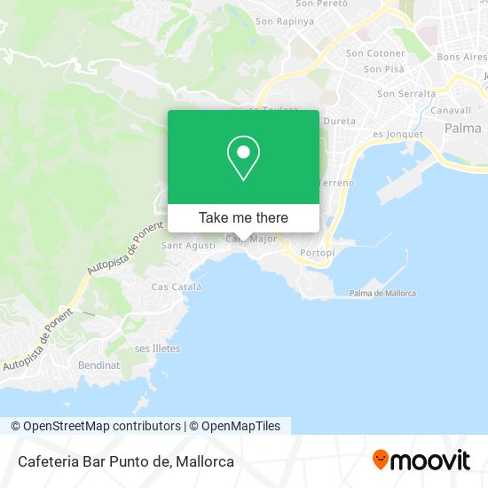 Cafeteria Bar Punto de map