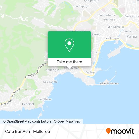 Cafe Bar Acm map