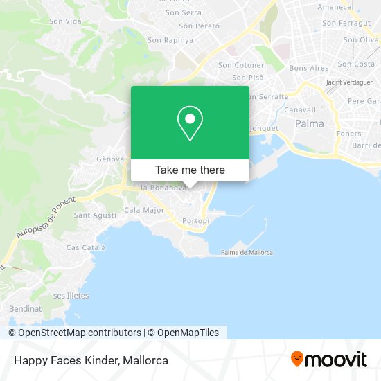 Happy Faces Kinder map