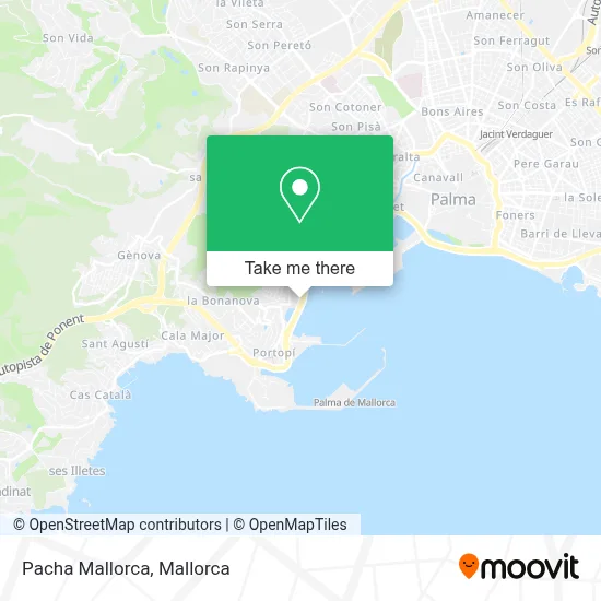 Pacha Mallorca map