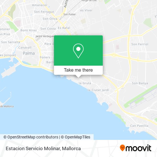 mapa Estacion Servicio Molinar