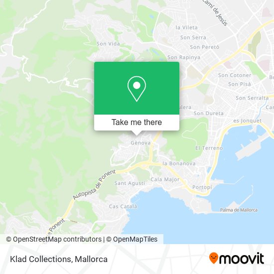 Klad Collections map
