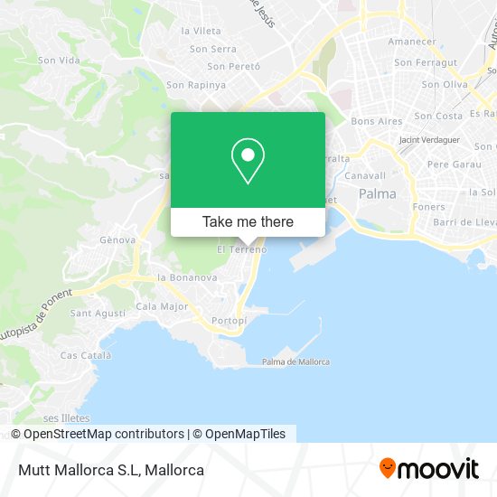 Mutt Mallorca S.L map