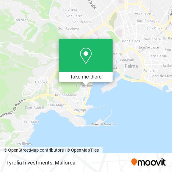 Tyrolia Investments map