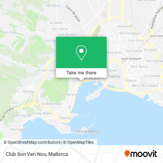 mapa Club Son Veri Nou