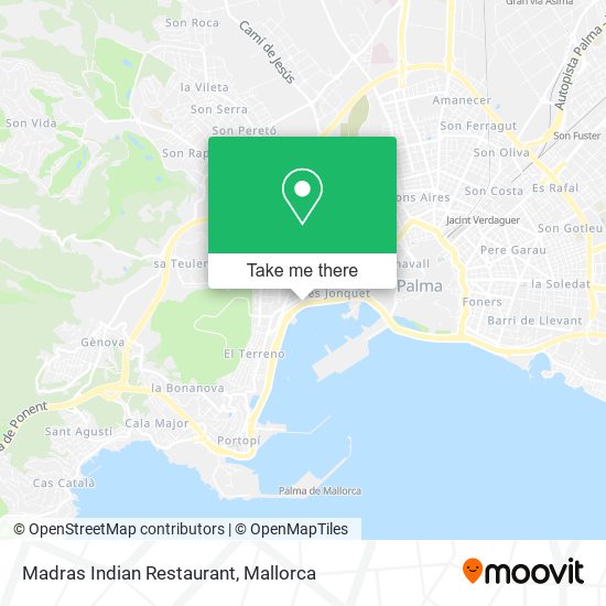 Madras Indian Restaurant map