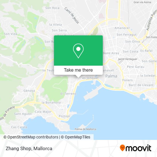 Zhang Shop map