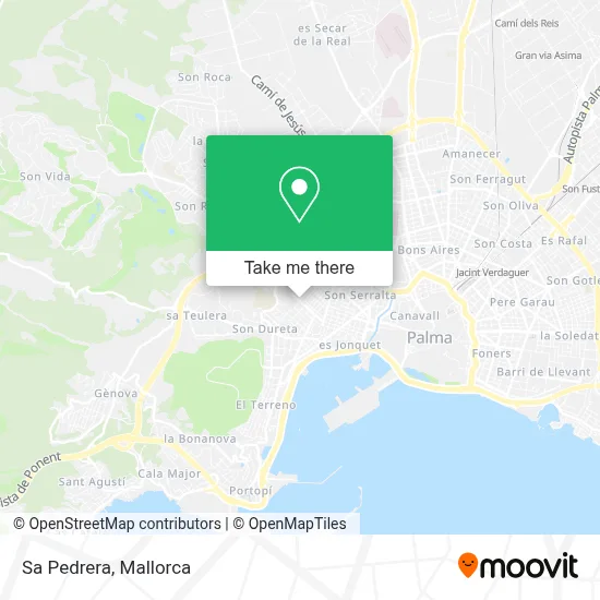 Sa Pedrera map