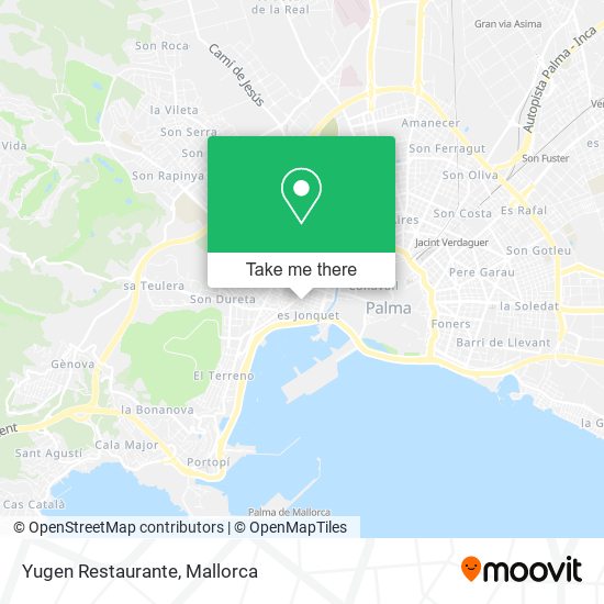 Yugen Restaurante map