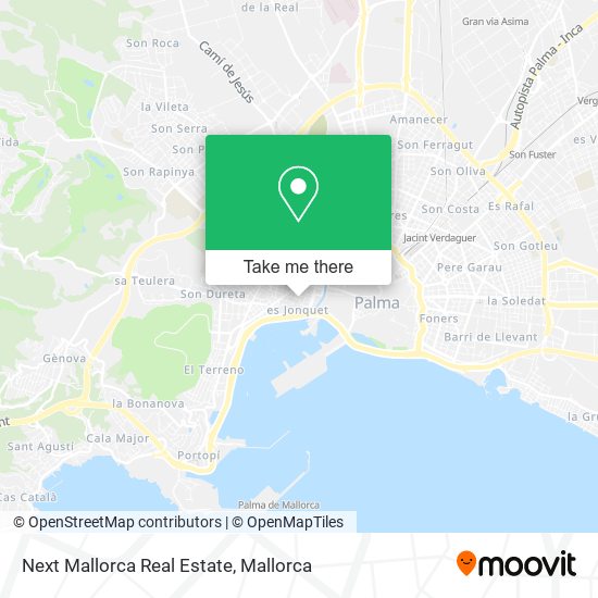 Next Mallorca Real Estate map