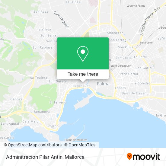 Adminitracion Pilar Antin map