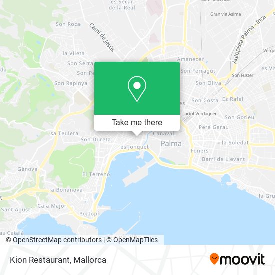 Kion Restaurant map