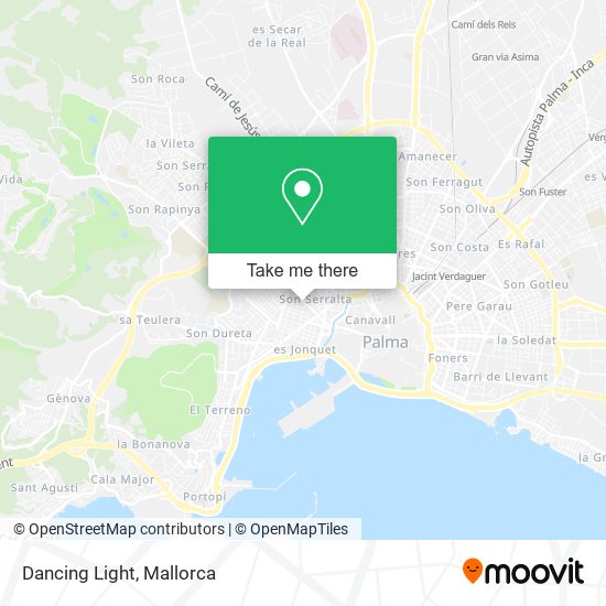 mapa Dancing Light