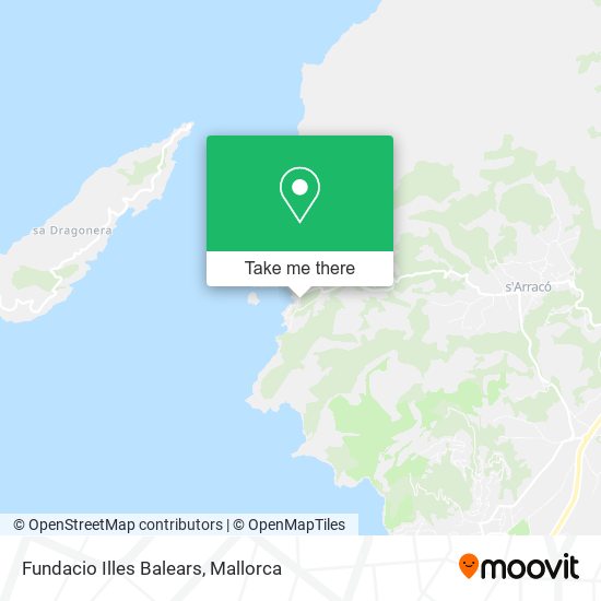 Fundacio Illes Balears map