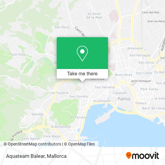 mapa Aquateam Balear