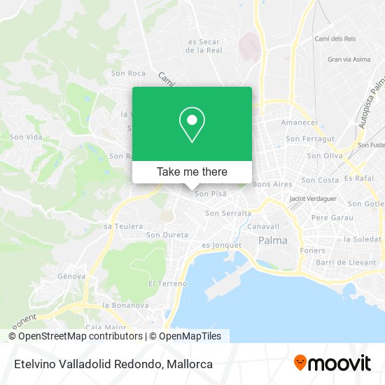 mapa Etelvino Valladolid Redondo