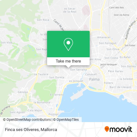 mapa Finca ses Oliveres