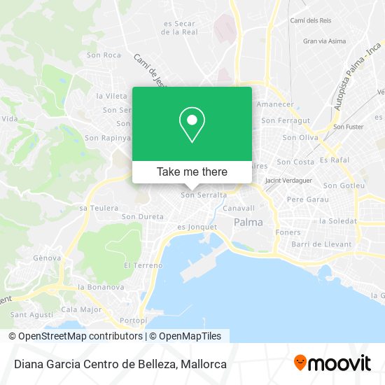 Diana Garcia Centro de Belleza map