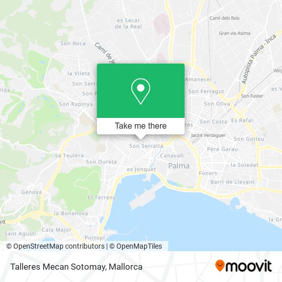 Talleres Mecan Sotomay map