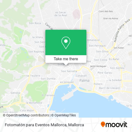 mapa Fotomatón para Eventos Mallorca