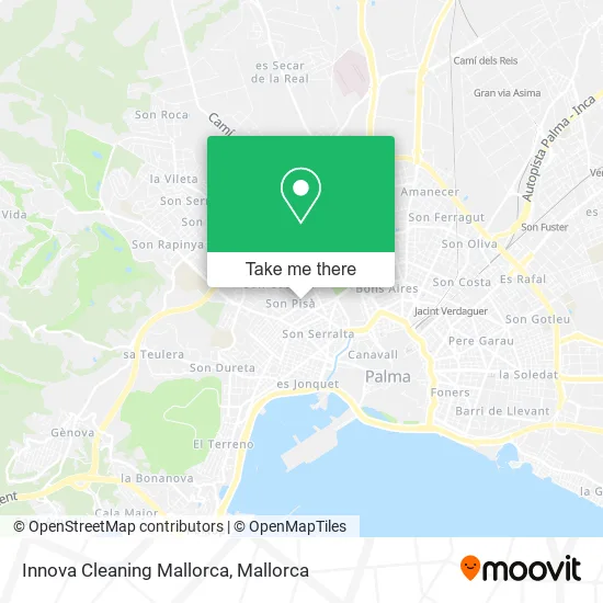 Innova Cleaning Mallorca map