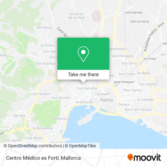 mapa Centro Médico es Fortí