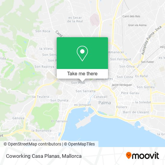 Coworking Casa Planas map