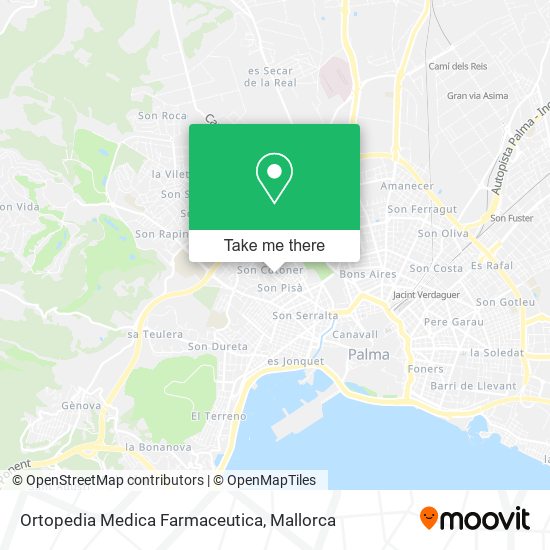 mapa Ortopedia Medica Farmaceutica