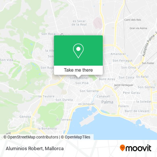 Aluminios Robert map