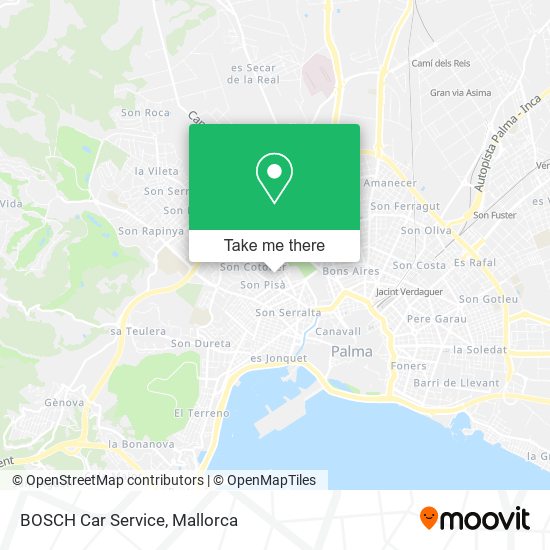 BOSCH Car Service map