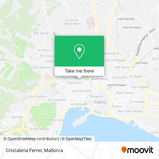 Cristaleria Ferrer map