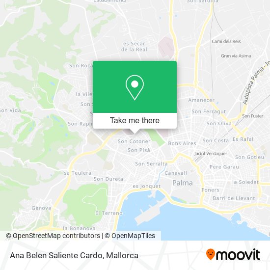 Ana Belen Saliente Cardo map