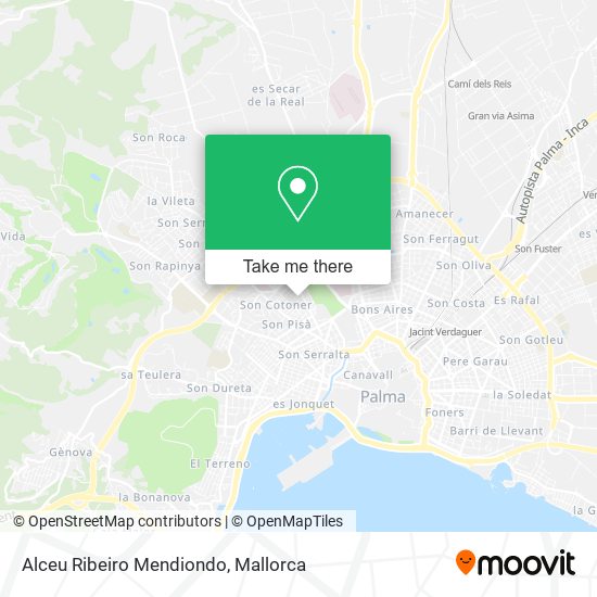 Alceu Ribeiro Mendiondo map